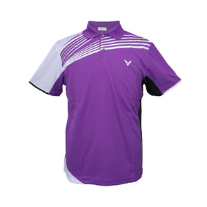 badminton t-shirt, badminton shorts, badminton pants, sportswear for badminton, athletic apparel, performance badminton clothing, breathable badminton clothing, lightweight badminton wear, men's badminton clothing, badminton training wear, badminton gear, sports clothing for badminton,VICTOR T-3209-J Polo T-Shirt