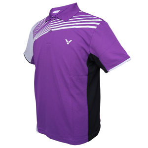 badminton t-shirt, badminton shorts, badminton pants, sportswear for badminton, athletic apparel, performance badminton clothing, breathable badminton clothing, lightweight badminton wear, men's badminton clothing, badminton training wear, badminton gear, sports clothing for badminton,VICTOR T-3209-J Polo T-Shirt