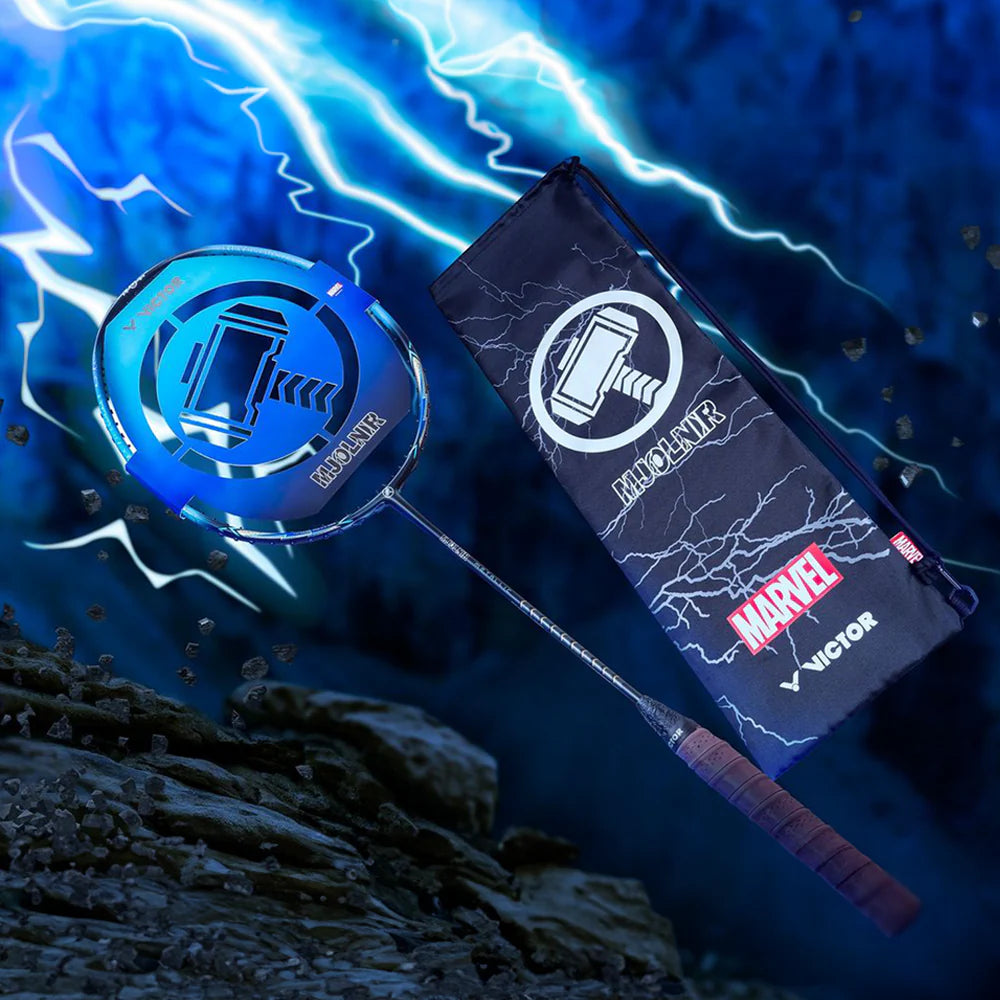 VICTOR X Thor Auraspeed 4U Badminton Racket Set – Free Core Technology ...