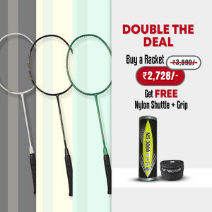Jetspeed JS-800HT Strung Badminton Racket - 4U/G5
