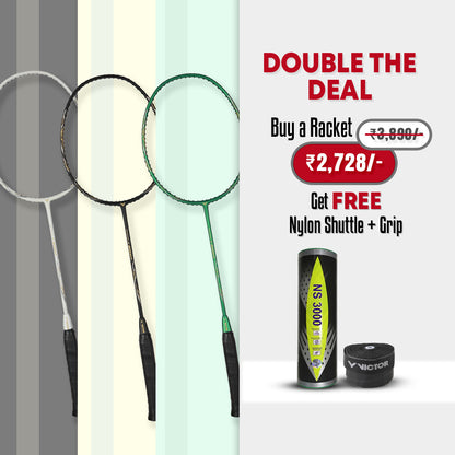 Jetspeed JS-800HT Strung Badminton Racket - 4U/G5