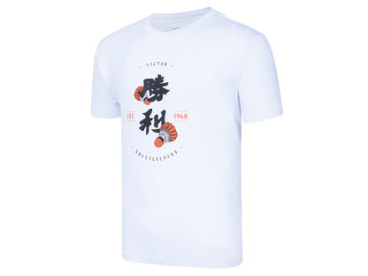 badminton t-shirt, badminton shorts, badminton pants, sportswear for badminton, athletic apparel, performance badminton clothing, breathable badminton clothing, lightweight badminton wear, men's badminton clothing, badminton training wear, badminton gear, sports clothing for badminton, Victor T-45004 Unisex Badminton T-Shirt