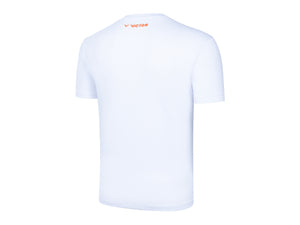 badminton t-shirt, badminton shorts, badminton pants, sportswear for badminton, athletic apparel, performance badminton clothing, breathable badminton clothing, lightweight badminton wear, men's badminton clothing, badminton training wear, badminton gear, sports clothing for badminton, Victor T-45004 Unisex Badminton T-Shirt