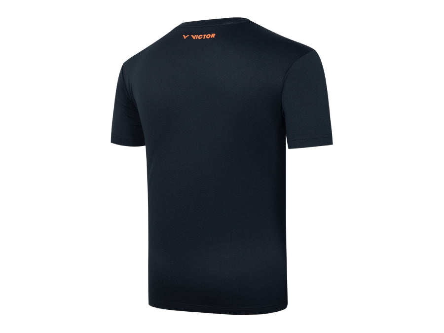 badminton t-shirt, badminton shorts, badminton pants, sportswear for badminton, athletic apparel, performance badminton clothing, breathable badminton clothing, lightweight badminton wear, men's badminton clothing, badminton training wear, badminton gear, sports clothing for badminton, Victor T-45004 Unisex Badminton T-Shirt