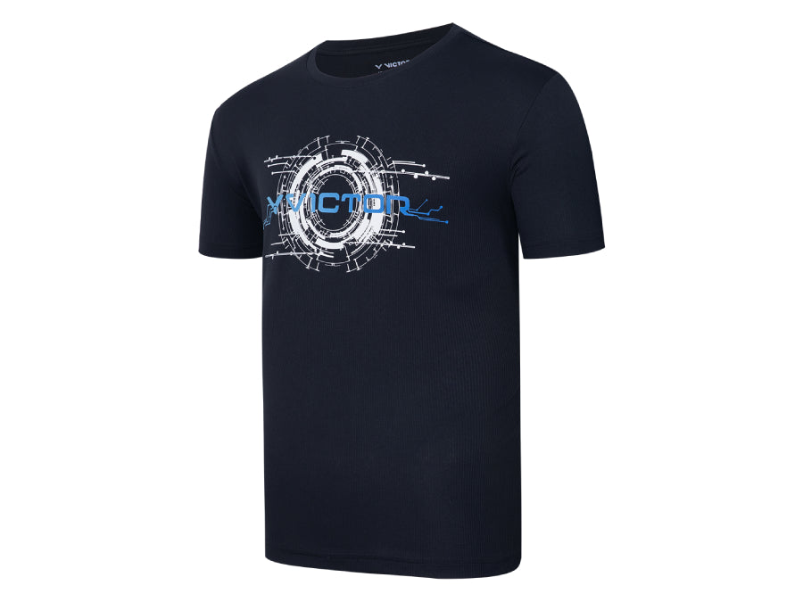 badminton t-shirt, badminton shorts, badminton pants, sportswear for badminton, athletic apparel, performance badminton clothing, breathable badminton clothing, lightweight badminton wear, men's badminton clothing, badminton training wear, badminton gear, sports clothing for badminton, Victor T-45009 Unisex Badminton T-Shirt