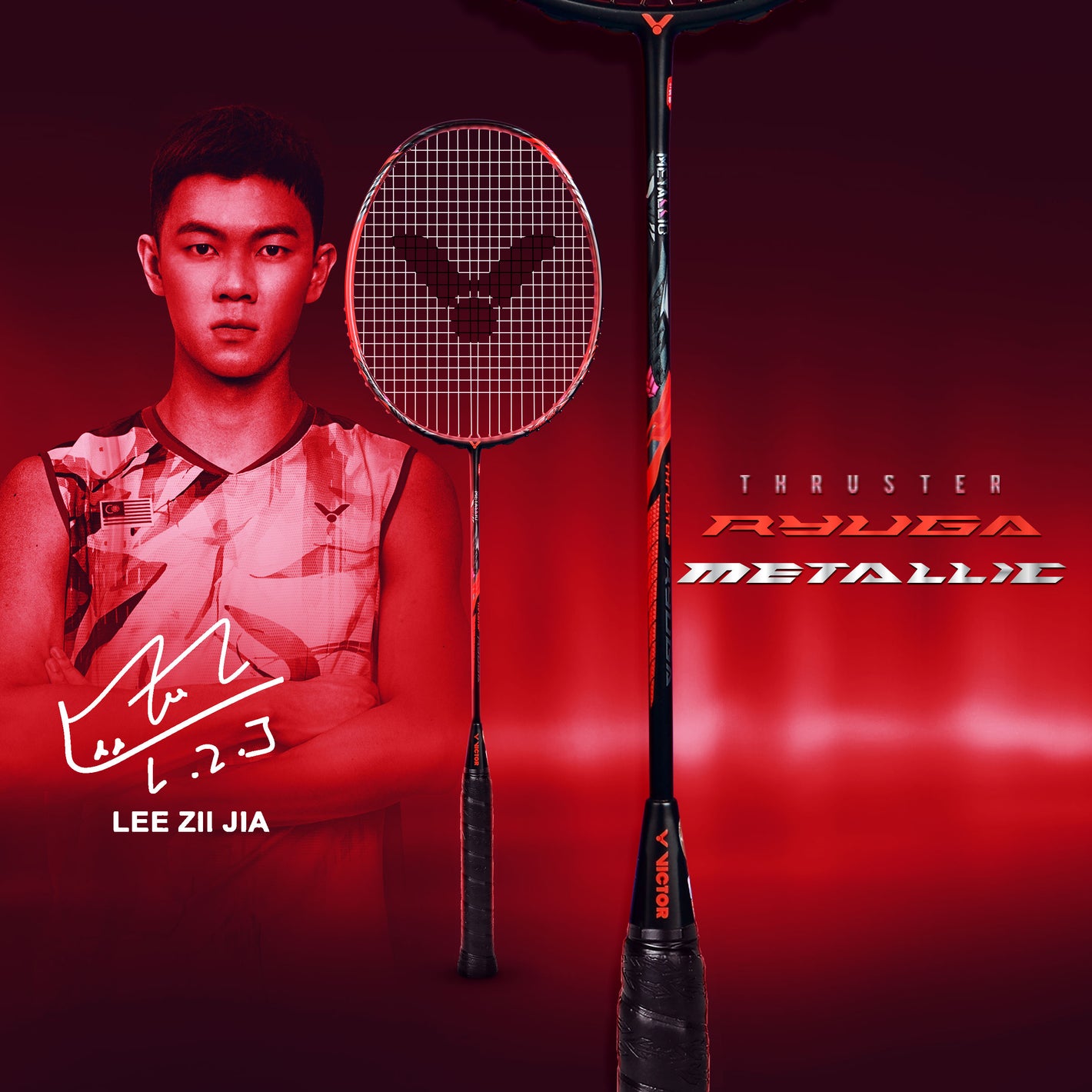 Badminton Racket, Best Badminton Racket, Lightweight Badminton Racket, Professional Badminton Racket, Power Badminton Racket, Control Badminton Racket, Speed Badminton Racket, High-Performance Racket, Carbon Fiber Racket, Graphite Racket, Beginner Badminton Racket, Advanced Badminton Racket, Badminton Racket for Men, Badminton Racket for Women, Singles Badminton Racket, Doubles Badminton Racket, Unstrung Badminton Racket, Strung Badminton Racket, Victor Thruster RYUGA METALLIC C 4U G5 Badminton Racket