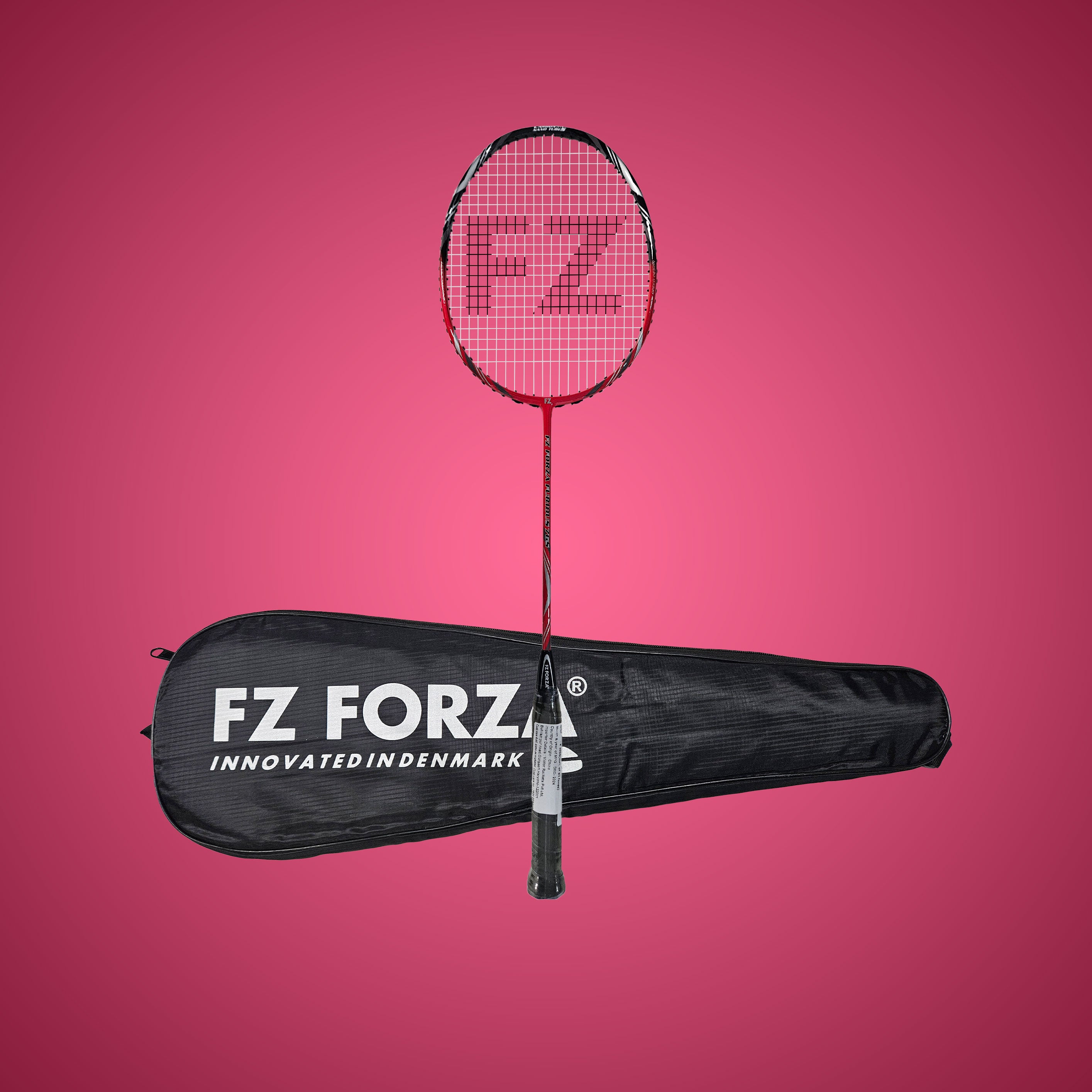 Get Your FZ FORZA Furious 76 S Strung Badminton Racket - Chinese Red