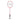 Spieler E08.1 Schock Strung Badminton Racket (Red)