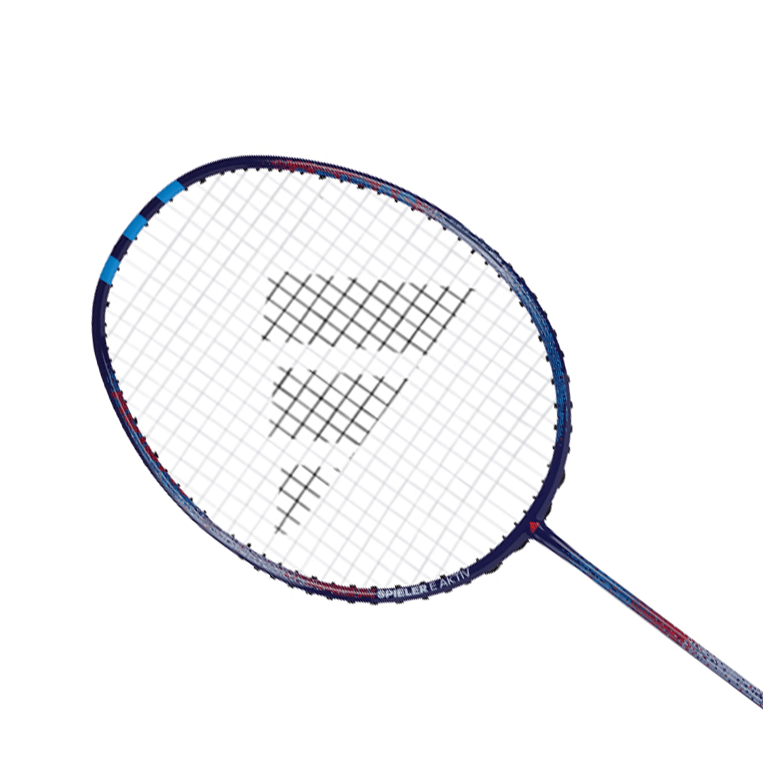 Spieler E Aktiv Strung Badminton Racket (Blue)