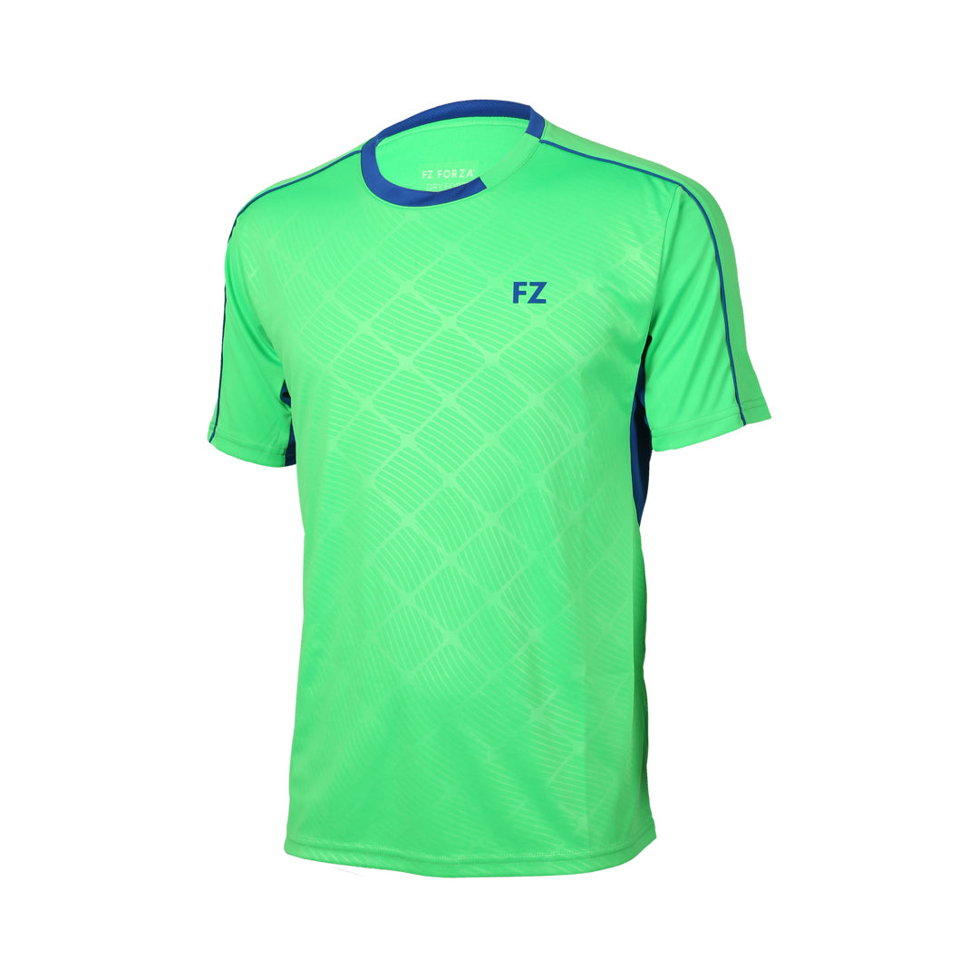 badminton t-shirt, badminton shorts, badminton pants, sportswear for badminton, athletic apparel, performance badminton clothing, breathable badminton clothing, lightweight badminton wear, men's badminton clothing, badminton training wear, badminton gear, sports clothing for badminton, FZ Forza Barcelona Badminton T-Shirt