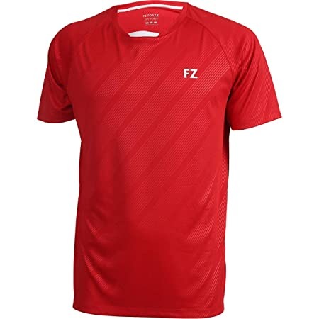 badminton t-shirt, badminton shorts, badminton pants, sportswear for badminton, athletic apparel, performance badminton clothing, breathable badminton clothing, lightweight badminton wear, men's badminton clothing, badminton training wear, badminton gear, sports clothing for badminton, FZ Forza Hector Badminton T-Shirt