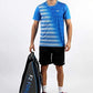 badminton t-shirt, badminton shorts, badminton pants, sportswear for badminton, athletic apparel, performance badminton clothing, breathable badminton clothing, lightweight badminton wear, men's badminton clothing, badminton training wear, badminton gear, sports clothing for badminton, FZ Forza Hudson Badminton T-Shirt
