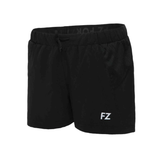 badminton t-shirt, badminton shorts, badminton pants, sportswear for badminton, athletic apparel, performance badminton clothing, breathable badminton clothing, lightweight badminton wear, men's badminton clothing, badminton training wear, badminton gear, sports clothing for badminton, FZ Forza Lana Black Badminton Shorts