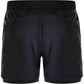 badminton t-shirt, badminton shorts, badminton pants, sportswear for badminton, athletic apparel, performance badminton clothing, breathable badminton clothing, lightweight badminton wear, men's badminton clothing, badminton training wear, badminton gear, sports clothing for badminton, FZ Forza Lana Black Badminton Shorts