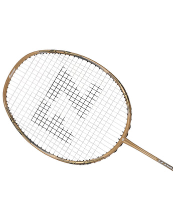 Light 11.1 S Strung Badminton Racket - Rich Gold