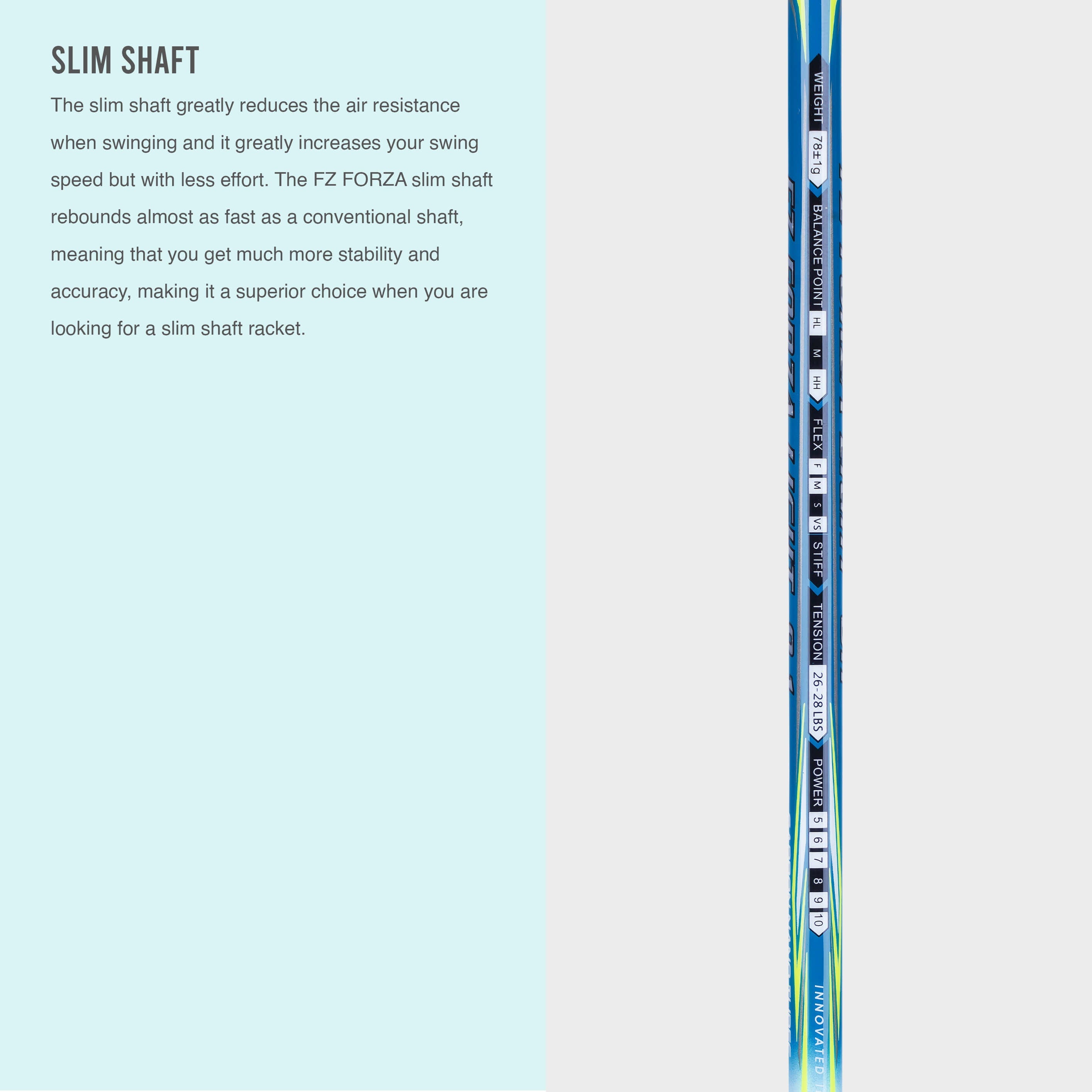 FZ Forza Light 8.1 Strung Badminton Racket in Safety Yellow