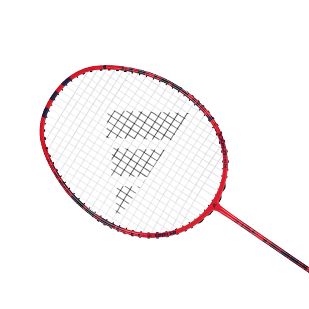Spieler E08.1 Schock Strung Badminton Racket (Red)