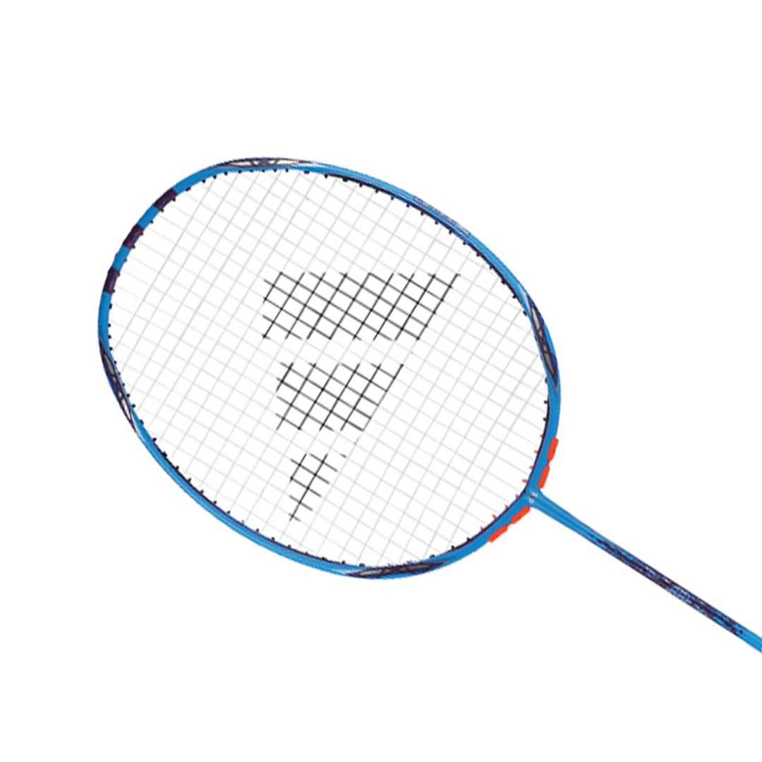 Wucht P6 Unstrung Badminton Racket (Shock Cyan)