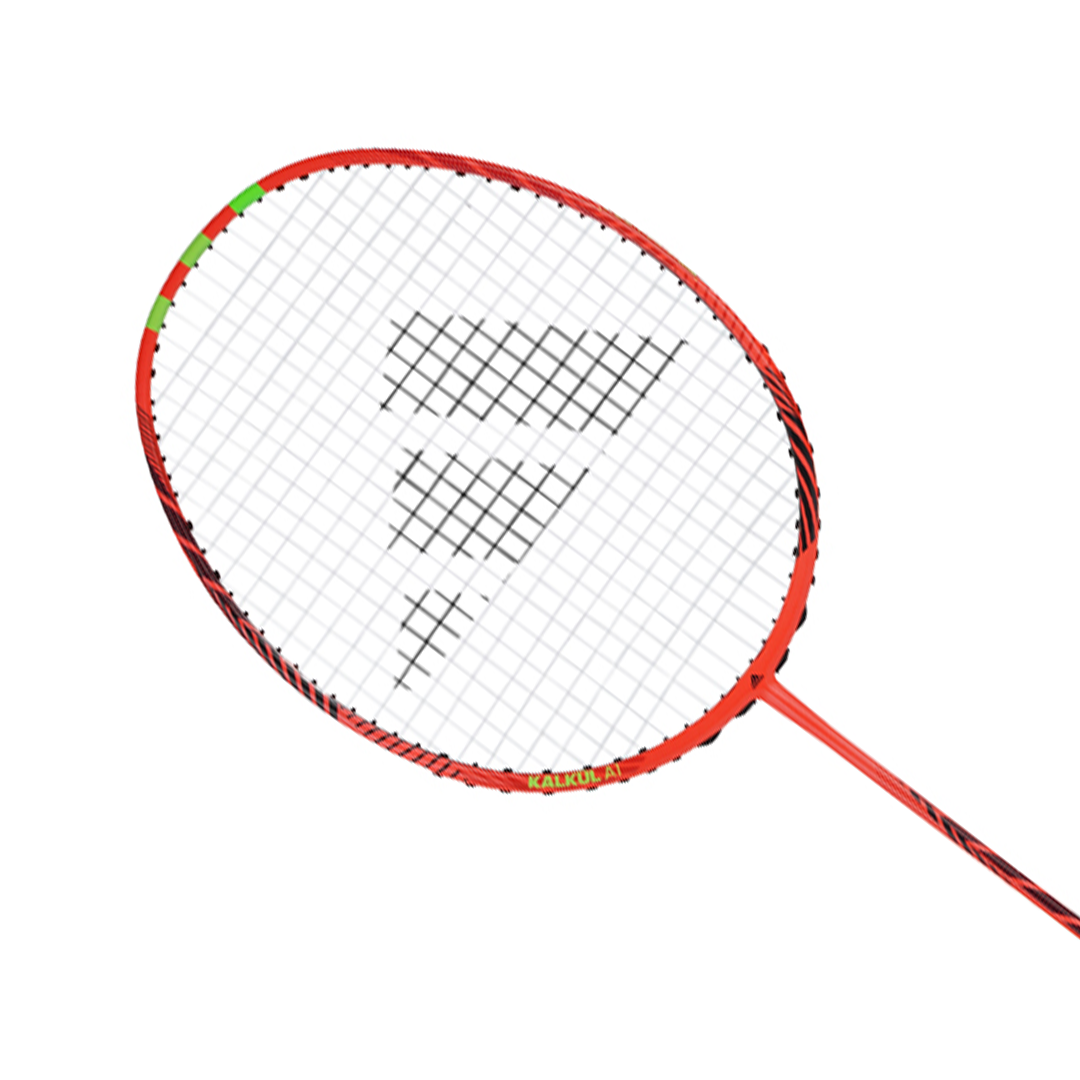 Kalkul A1 Strung Badminton Racket (Solar Red)